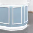 Rectangle Engineered Wood Reception Desk thumbnail 9