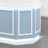 Rectangle Engineered Wood Reception Desk thumbnail 9