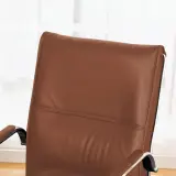 Bowed Leather Office Chair thumbnail 9