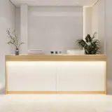 Modern Minimalist Reception Desk - Maoters thumbnail 2