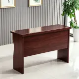 Modern Wood Training Table with Privacy Panel - Maoters thumbnail 1