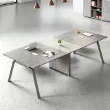 Modern Executive Conference Table with Angled Legs - Maoters thumbnail 1