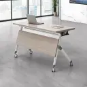 Foldable Rolling Staff Work Desk - Maoters thumbnail 1