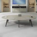 Corporate Oval Modular Conference Table - Maoters thumbnail 1