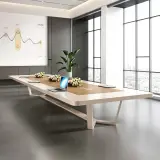 Contemporary Minimalist Office Conference Table thumbnail 1