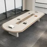 Modern Long Conference Table – Simple Design thumbnail 1