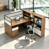 Modern Open Office Workstation with Storage - Maoters thumbnail 1