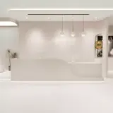 Modern Wave Curved Reception Desk for Salons - Maoters thumbnail 1