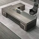 Dual-Drawer Executive Desk thumbnail 4