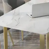 Minimal Office Slab Meeting Table - Maoters thumbnail 8