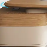 Modern Curved L-Shaped Executive Office Desk - Maoters thumbnail 9