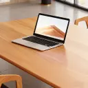 Modern Office Meeting Room Sleek Wood Conference Table - Maoters thumbnail 7