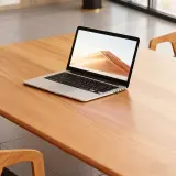Modern Office Meeting Room Sleek Wood Conference Table - Maoters thumbnail 7