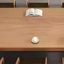 Modern Solid Wood Conference Table for Office Meetings - Maoters thumbnail 9