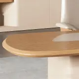 Modern Curved L-Shaped Executive Office Desk - Maoters thumbnail 10
