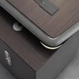 Lacquered Laminate Executive Desk - Maoters thumbnail 8