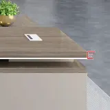 Modern L-Shaped Executive Desk with Storage - Maoters thumbnail 10