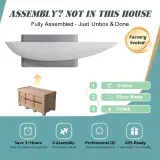 Lobby Curved White Reception Desk - Maoters thumbnail 4