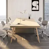 High-rise Minimal Office Conference Table - Maoters thumbnail 4