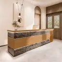 Vintage Art Multifunctional Reception Desk – Maoters thumbnail 3