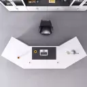 Luxury Office Wide Symmetric Executive Desk - Maoters thumbnail 5