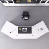 Luxury Office Wide Symmetric Executive Desk - Maoters thumbnail 5