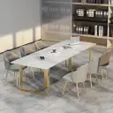 Minimal Office Slab Meeting Table - Maoters thumbnail 3