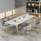 Minimal Office Slab Meeting Table - Maoters thumbnail 3