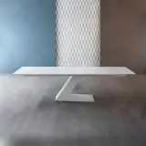 Sleek Modern Light Office Discussion Table - Maoters thumbnail 1