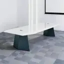 Large Modern Minimalist Boardroom Table - Maoters thumbnail 1