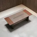 Light Wood Minimalist Conference Table - Maoters thumbnail 1