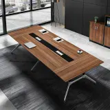 Modern Wood Office Boardroom Table - Maoters thumbnail 1