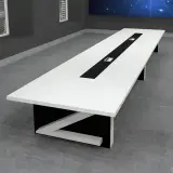 Boardroom Long Rectangular Conference Table - Maoters thumbnail 1