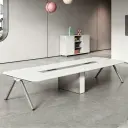 Minimalist Modern Conference Table for Boardroom - Maoters thumbnail 1
