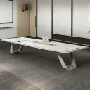 Modern Light Luxury Lacquer Conference Table thumbnail 1