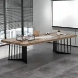 Modern Boardroom Sleek Conference Table - Maoters thumbnail 1