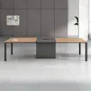 Long Desk Chic Meeting Table - Maoters thumbnail 1
