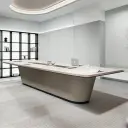 Light Luxury Modern Lacquered Conference Table - Maoters thumbnail 1