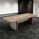 Modern Minimalist Conference Table Long Design thumbnail 1