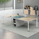 Modern Collaborative Office Workstation Table - Maoters thumbnail 1