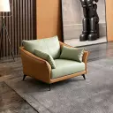 Modern Color Block Sectional Sofa - Maoters thumbnail 1