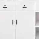 Minimalist Rounded Salon Reception Desk - Maoters thumbnail 11