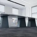 Large Modern Minimalist Boardroom Table - Maoters thumbnail 9