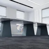 Large Modern Minimalist Boardroom Table - Maoters thumbnail 9