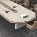Modern Long Conference Table – Simple Design thumbnail 8