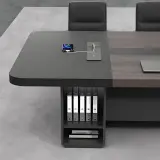 Office Boardroom Rounded Edge Meeting Table - Maoters thumbnail 11
