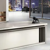 Modern-Style Color-Blocked Executive Desk - Maoters thumbnail 9
