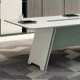 Contemporary Rectangular Conference Table thumbnail 9