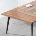 Large Wooden Rectangular Conference Table - Maoters thumbnail 9