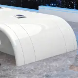 Innovative Large White Lacquered Conference Table thumbnail 10